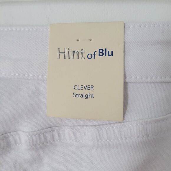 NWT Hint of Blue Clever High Waist Ankle Slim Straight-leg - Picture 4 of 6